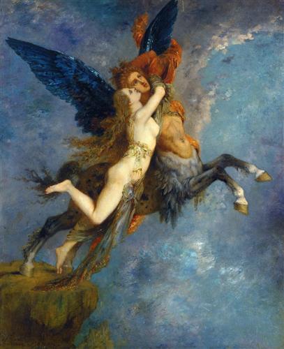 Source: WikiArt.org; La Chimère by Gustave Moreau Content Illustration