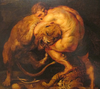 Credit: Wikimedia, Sailko; Hercules fight with the Nemeean lion by Peter Paul Rubens Content Illustration