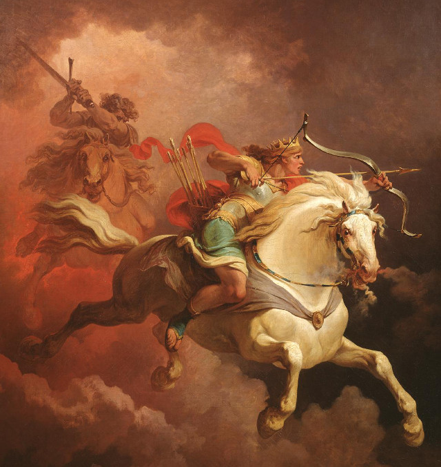Credit: Tate; Philip James De Loutherbourg, The Vision of the White Horse 1798 Content Illustration